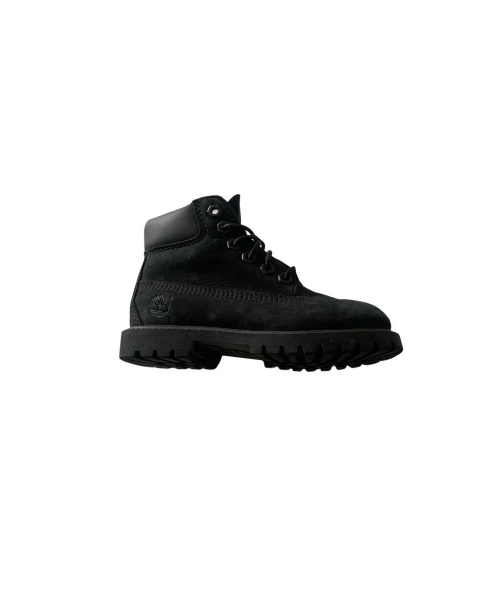 Timberland Premium 6-Inch Waterproof Boots Toddler Size 10C Black Nubuck